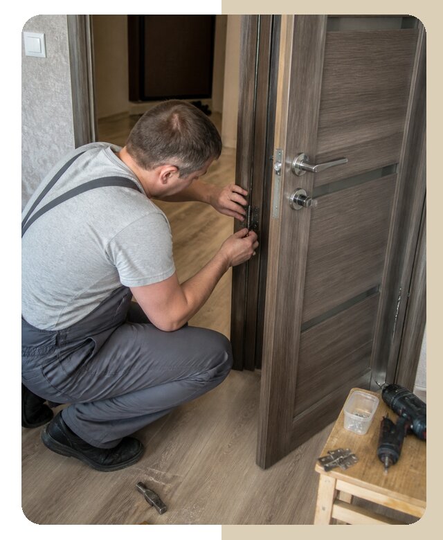 Замена дверных петель в Междуреченске по цене от 2526 р. | Дверной